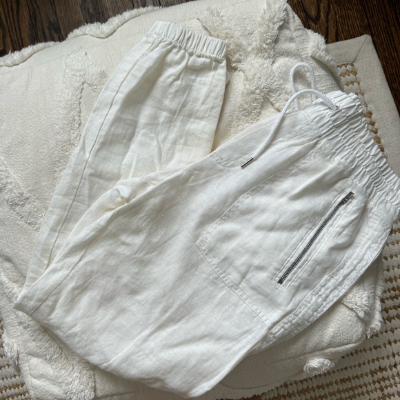 Athleta Cargo Linen Pants - Picture 4 of 5